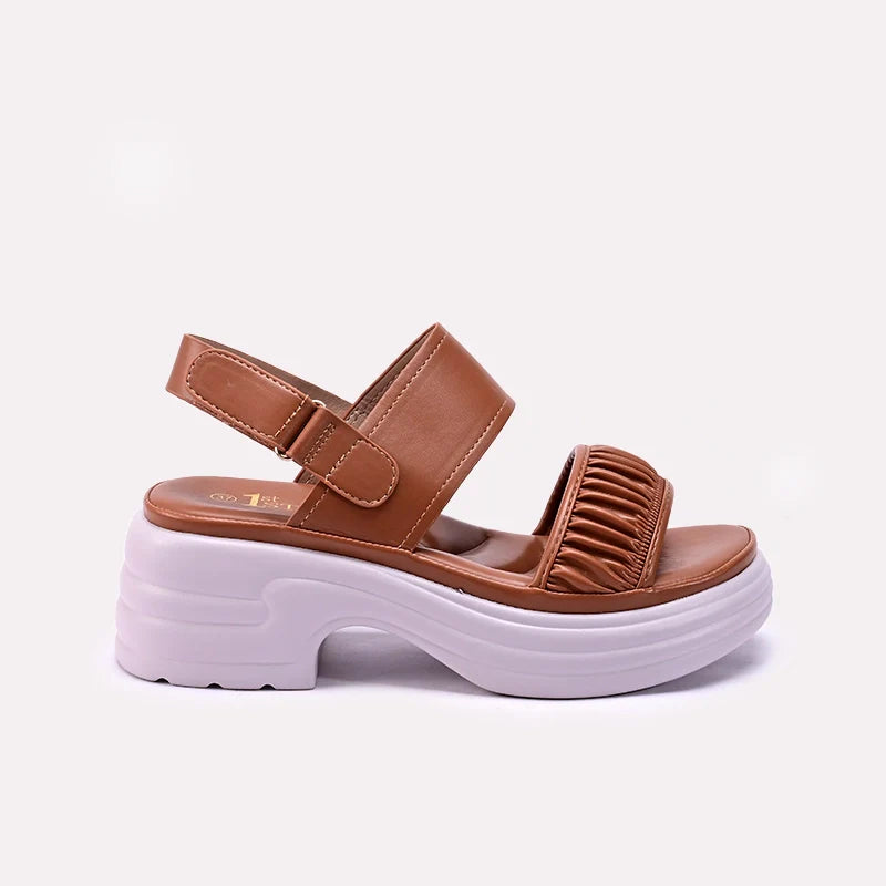 Womens Mustard Casual Sandals 0421570