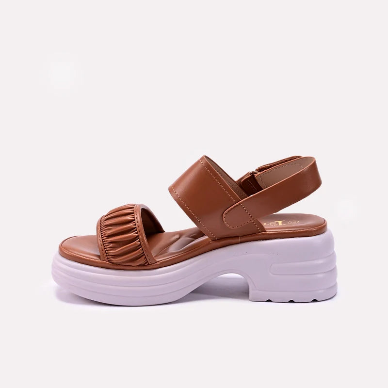 Womens Mustard Casual Sandals 0421570