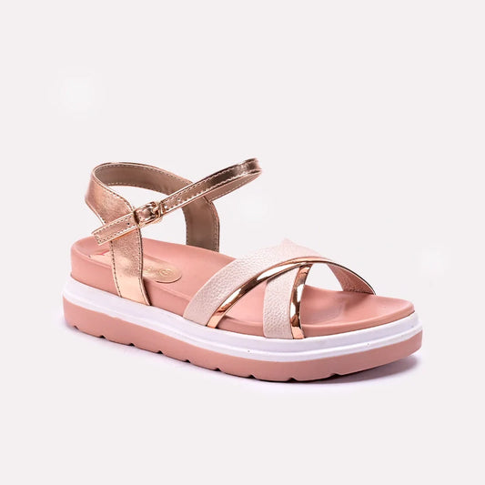 Womens Peach Casual Sandals 0421485