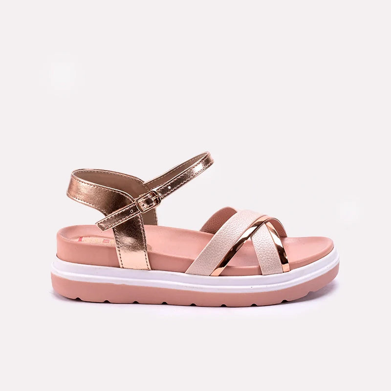 Womens Peach Casual Sandals 0421485