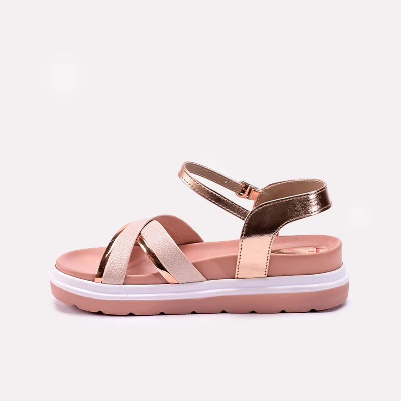 Womens Peach Casual Sandals 0421485